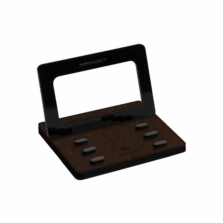 نگهدارنده گوشی موبایل ماهوت مدل MODEL 3_Dark-Brown-Leather MAHOOT Mobile Phone and Tablet Stand Model 3 Dark_Brown_Leather